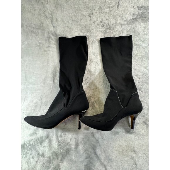 Donald J Pliner womens shoes 10M  Tracey Black Mid Calf Boots - Picture 9 of 16